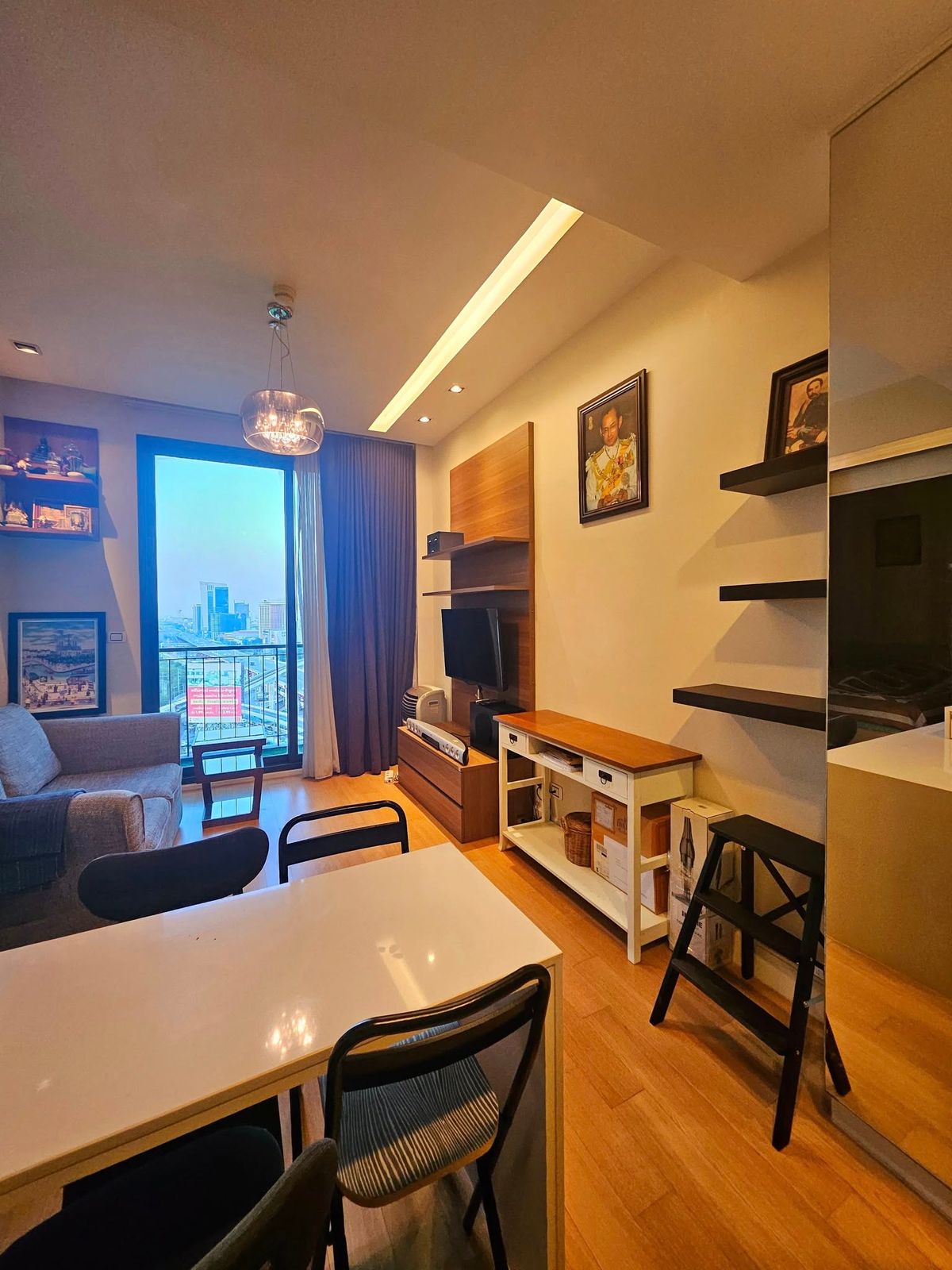 For SaleCondoLadprao, Central Ladprao : ✨ Rare One-Owner Condo for Sale – Fully Furnished High Floor Unit with Unblocked View | Equinox Phahol–Vibha, Prime BTS Location