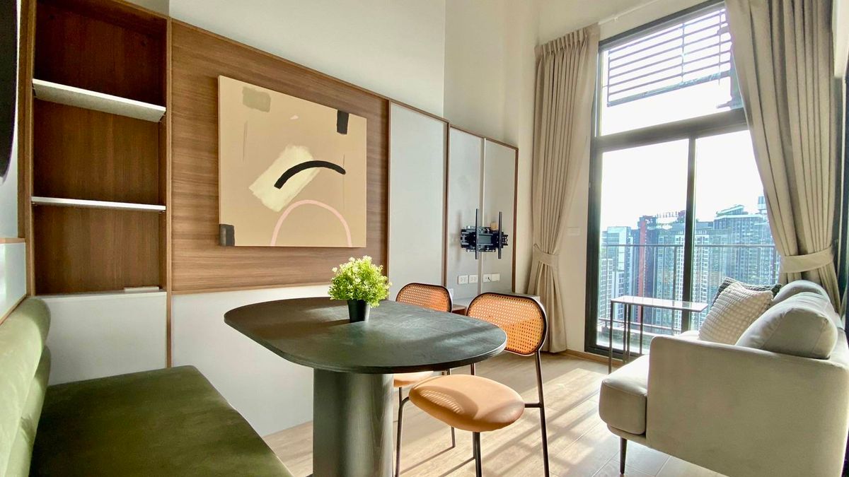 For RentCondoRama9, Petchburi, RCA : For RENT IDEO RAMA 9 - Asoke 1 bedroom + 1 multi -purpose room Completely decorated