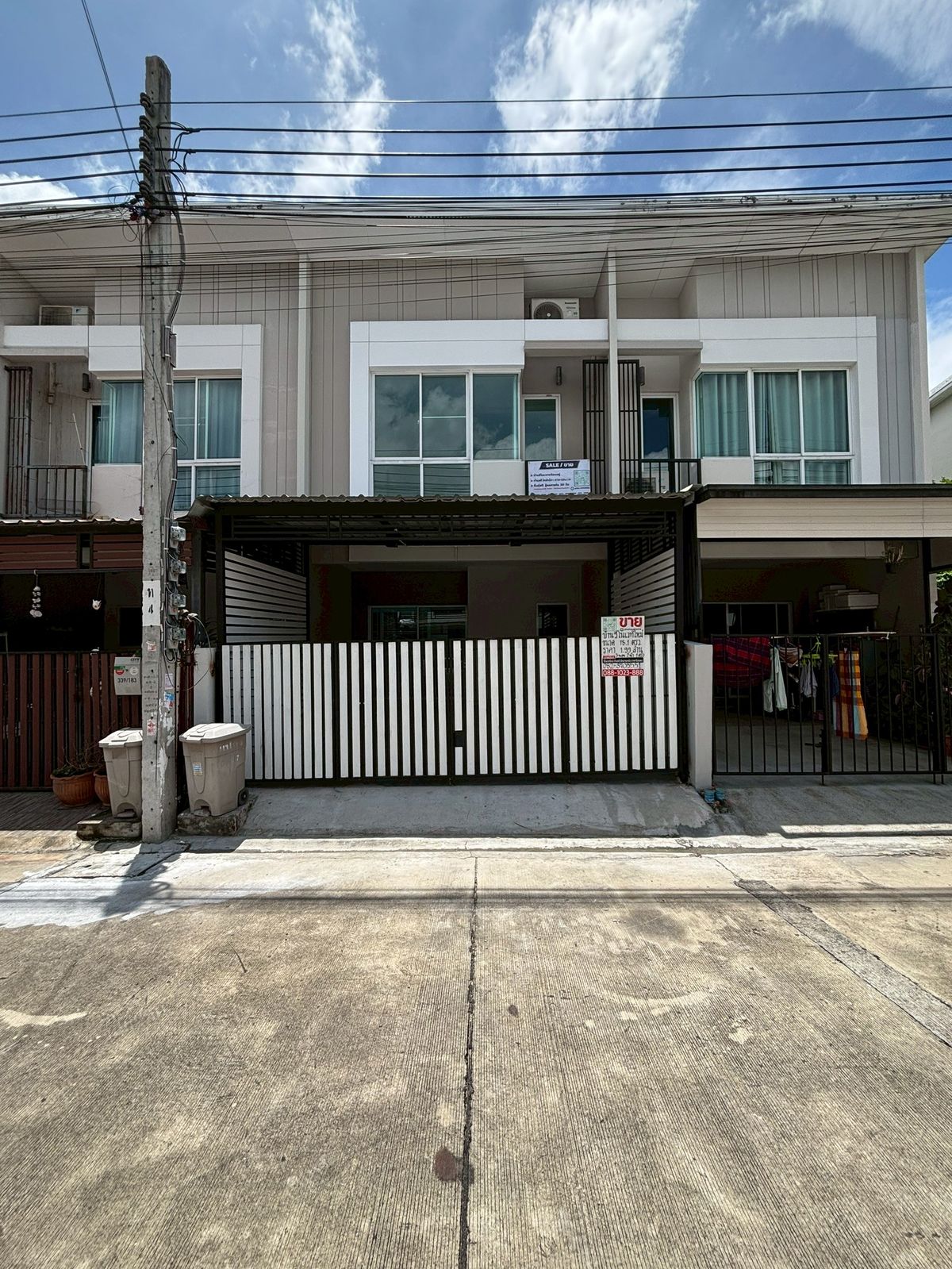 For SaleTownhomeBang kae, Phetkasem : House for sale, 2 -story townhome, City Sense Village, Petchkasem 69, ready