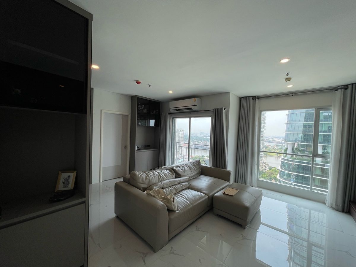 For SaleCondoRama3 (Riverside),Satupadit : 🌟 Condo for Sale – Fully Renovated with Stunning River View! 🌟Lumpini Place Rama 3 Riverine