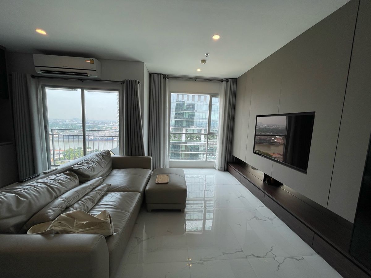 For SaleCondoRama3 (Riverside),Satupadit : 🌟 Condo for Sale – Fully Renovated with Stunning River View! 🌟
Lumpini Place Rama 3 Riverine