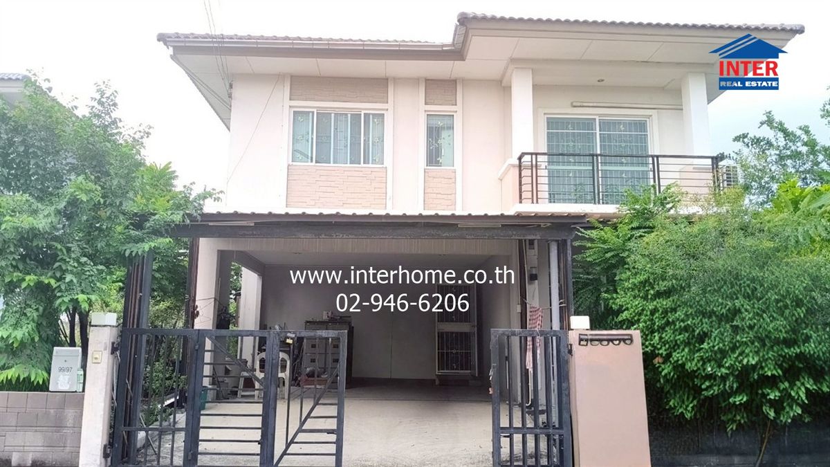 For SaleHousePathum Thani,Rangsit, Thammasat : 2 storey detached house, 70.3 sq.w. Village The Plane Lite Tiwanon-Rangsit Near Bang Kradi Industrial Estate Tiwanon-Rangsit Road Highway 306, Pathum Thani, Pathum Thani