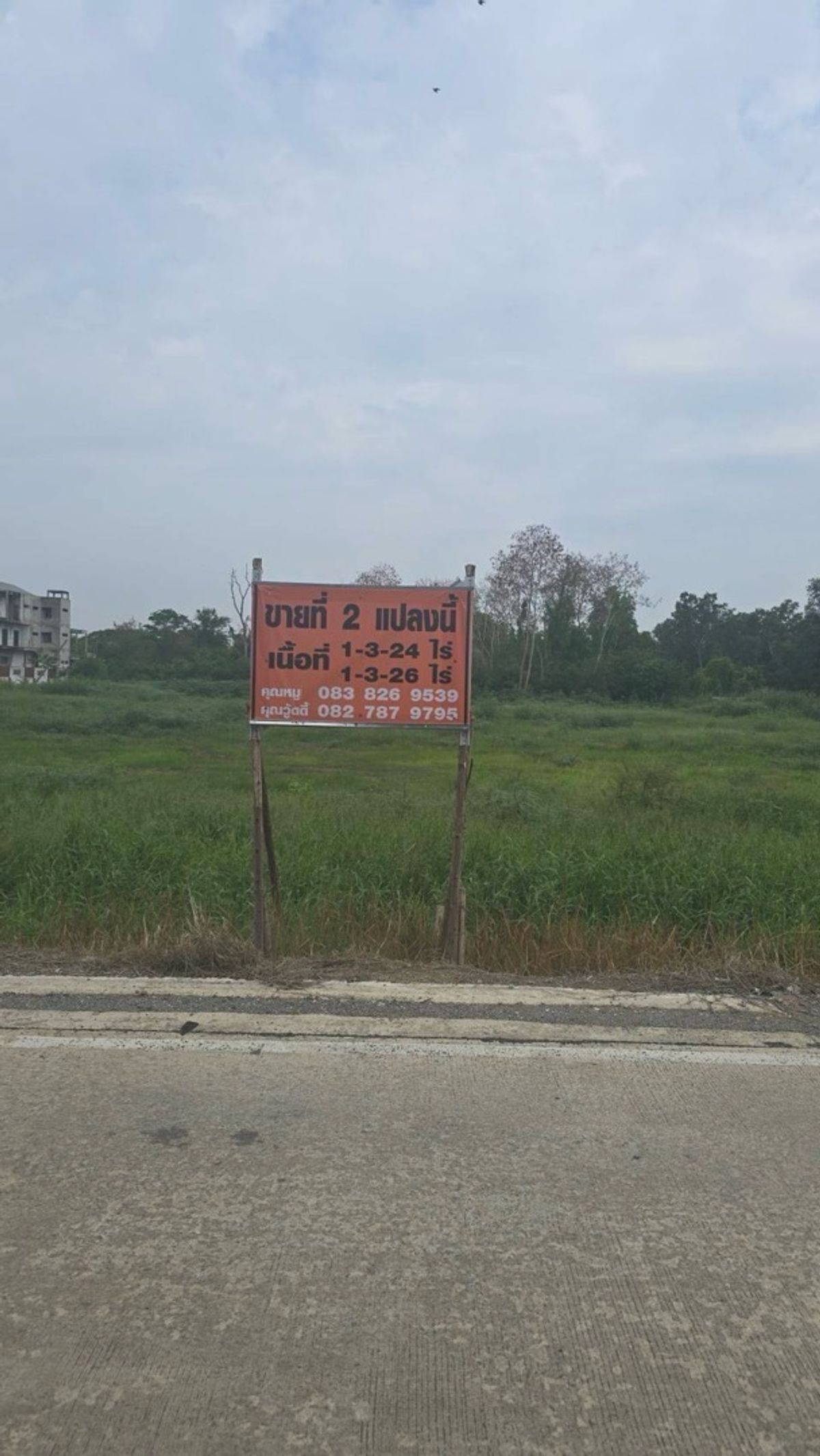 ขายที่ดินปทุมธานี รังสิต ธรรมศาสตร์ : ขายที่ดินสวย 2 แปลง ปทุมธานี บางหลวง ซอยลาดขวาง-ไพร่ฟ้า
ใกล้ตัวเมือง เดินทางสะดวกเข้าออกได้หลายทาง

เนื้อที่ 1-3-24 ไร่ ติดถนนปูน
เนื้อที่ 1-3-26 ไร่
ราคาตารางวาละ 10,000 บาท
สนใจติดต่อคุณหมู 083-8269539
id line : mooku01
