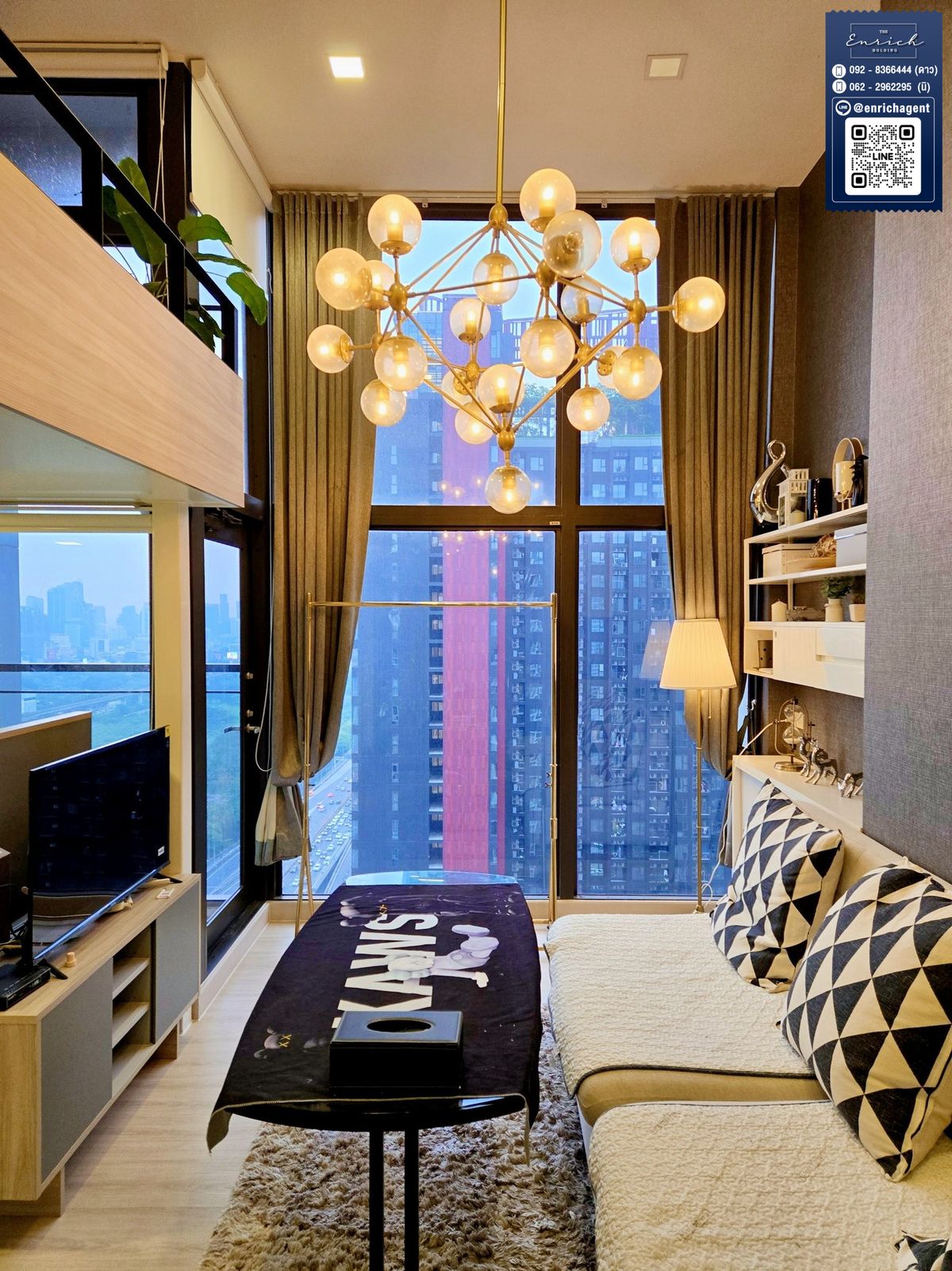 ให้เช่าคอนโดพระราม 9 เพชรบุรีตัดใหม่ RCA : 💙ให้เช่า Chewathai Residence Asoke วิวเมือง โปร่งโล่ง แต่งครบ MRT พระราม9💙 โทร. 062-2962295 นิ// Line id : @enrichagent