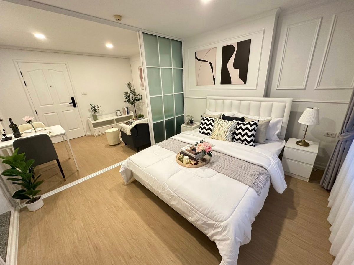 For SaleCondoRamkhamhaeng, Hua Mak : BNC-4143: Condo for sale Lumpini Ville Ramkhamhaeng 26, 4th floor, Building E