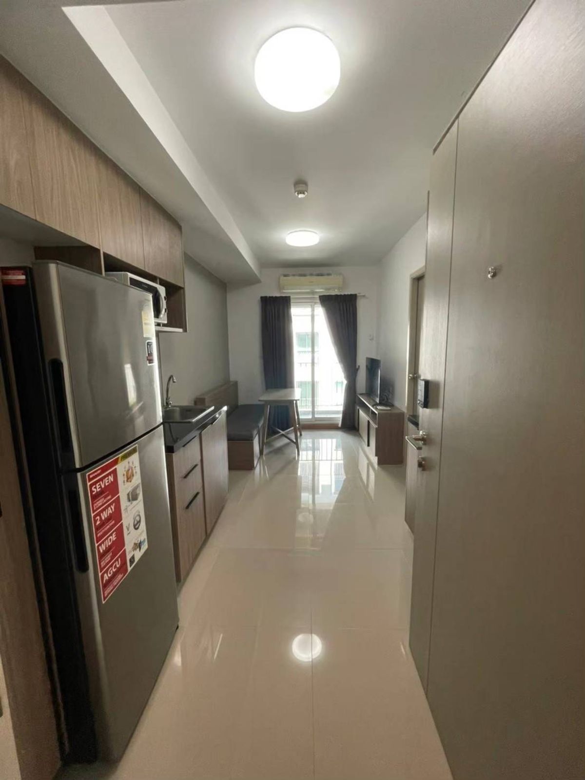 For RentCondoKasetsart, Ratchayothin : 🔥 Free for rent 1 bedroom, 1 bathroom, ready to go to 1 Jun 68 🔥 ✧ Condo Chapter One The Campus Kaset ✧ Near Kasetsart University BTS Senanikhom ❤️ Building B, 6th floor, rental price 12,000/month ❤️ Complete electrical appliances There is a washing machi