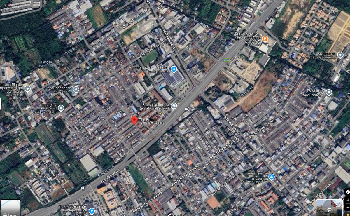 For RentShop HouseThaphra, Talat Phlu, Wutthakat : Rent- 4-story commercial Building, The British Kalapapruek