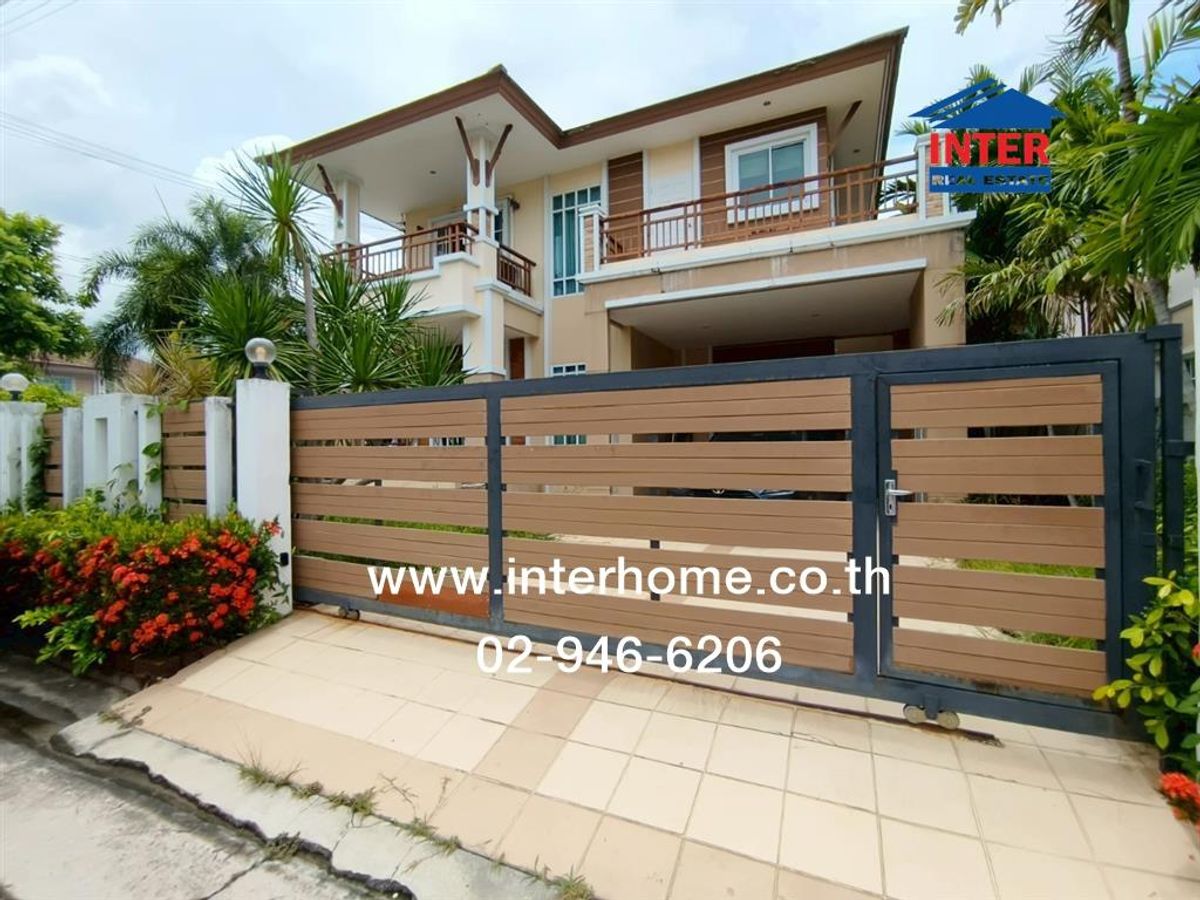 For SaleHousePattaya, Bangsaen, Chonburi : 2 storey detached house, 144.2 sq.w., Siam Mantra Village Ban Bueng-Chon Buri Soi Chon Buri-Ban Bueng 6 Chonburi-Pattaya Road, Ban Bueng Chon Buri