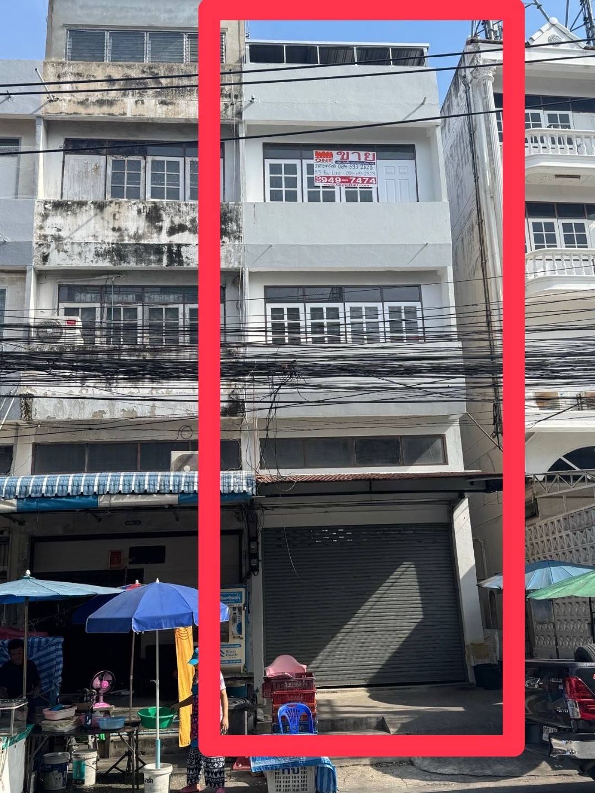 ขายอาคารพาณิชย์อ่อนนุช อุดมสุข : ขายอาคารพาณิชย์ 3.5 ชั้น ซอยสุขุมวิท 101 ( ปุณณวิถี )