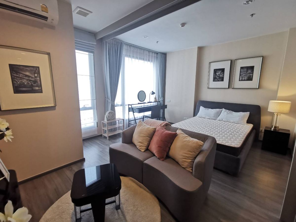 For RentCondoRatchathewi,Phayathai : 📢📢 Ideo Mobi Rangnam, 23rd floor, 35 square meters wide and ready to move in.