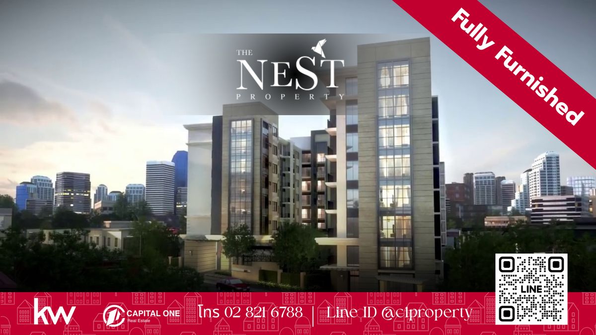 For RentCondoSukhumvit, Asoke, Thonglor : 🏡✨ Rent! The Nest Sukhumvit 22 | 📏 Size 30 sq.m. | 🏙 Floor 4 | 🛏 1 Bedroom | 🚿 1 Bathroom | 🌆 Good View | 💰 Price 25,000 baht/month! 🔥 Condo ready to move in!