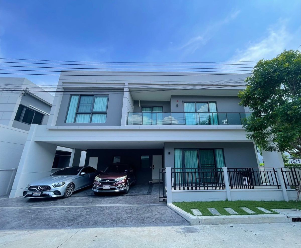 ให้เช่าบ้านบางนา แบริ่ง ลาซาล : ♦ Type ZOTICUS ♦ บ้านเดี่ยว 2 ชั้น 66.00 ตร.ว., 295.00 ตร.ม. | 4 ห้องนอน 5 ห้องน้ำ | ใกล้ เมกะ บางนา 5 นาที, โรงพยาบาลพริ้นซ์ สุวรรณภูมิ 14 นาที