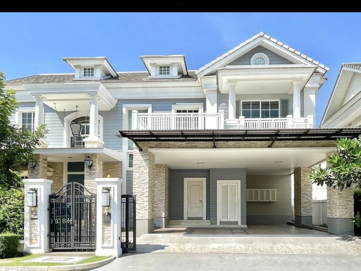 ขายบ้านบางนา แบริ่ง ลาซาล : 🏠 บ้านเดี่ยวดีไซน์สวย  Narasiri  4 ห้องนอน พร้อมแอร์ 11 เครื่อง พร้อมเฟอร์นิเจอร์ครบ ห้องกว้าง บรรยากาศสงบ เดินทางสะดวก ใกล้ BTS และทางด่วน