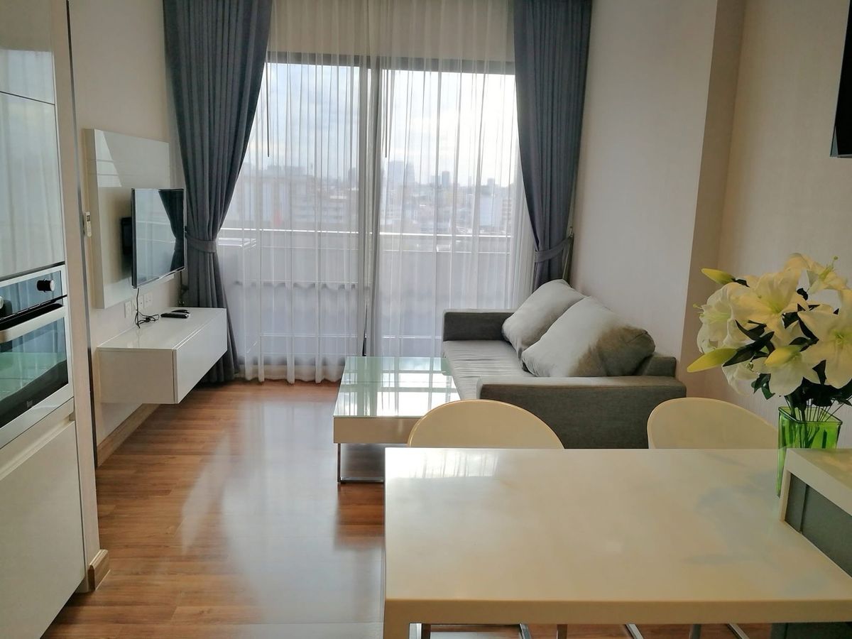 ให้เช่าคอนโดรัชดา ห้วยขวาง : 🔥Rent 1Br Ivy Ampio🔥44sqm floor9🔥26,000/month