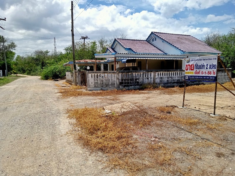 ขายที่ดินชะอำ เพชรบุรี : ปีกเตียนวิลล่า  ถนนคันกั้นน้ำเค็ม (พบ.4028) ปึกเตียน ท่ายาง เพชรบุรี