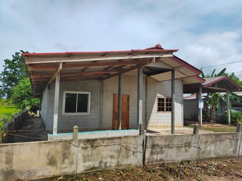 ขายบ้านสุรินทร์ : วังยูง 27 หมู่ 15 แยก ทล.2079-บ้านหนองสองห้อง (สร.4034) หนองเทพ รัตนบุรี สุรินทร์
