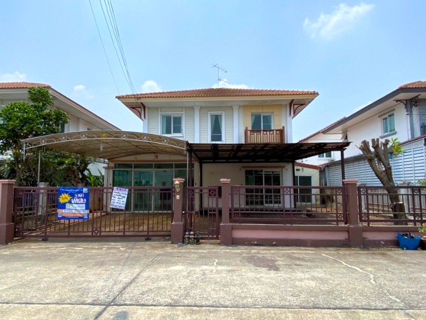 ขายบ้านปทุมธานี รังสิต ธรรมศาสตร์ : บ้านฟ้าปิยะรมย์ เฟส 9 (เลค & พาร์ค) 79/90 ซอย 2/2 บี แยกจากถนนลำลูกกา บึงคำพร้อย ลำลูกกา ปทุมธานี