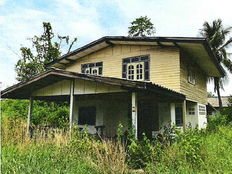ขายบ้านบุรีรัมย์ : บ้านพักอาศัยครึ่งตึกครึ่งไม้ 2 ชั้น  หนองไผ่