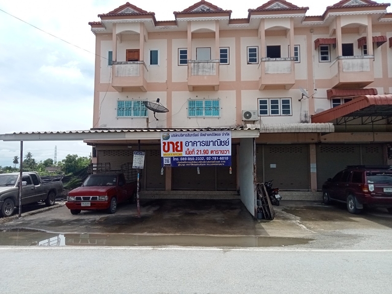 For SaleShop HouseMahachai Samut Sakhon : Suchitra 31/42 Rak Rak-Khlong Maduea 3, Khlong Maid, Krathum Baen, Samut Sakhon