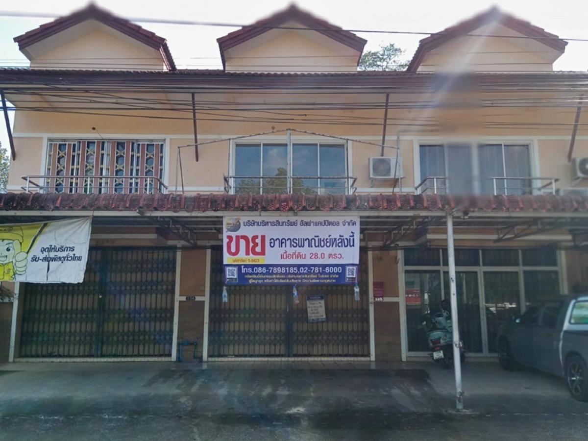 ขายอาคารพาณิชย์ตรัง : อาคารพาณิชย์ 2 ชั้น อยุ่ติดถนนเพชรเกษม (ทล.4) ตอนหลัก กม.ที่ 1076+800 เมตร