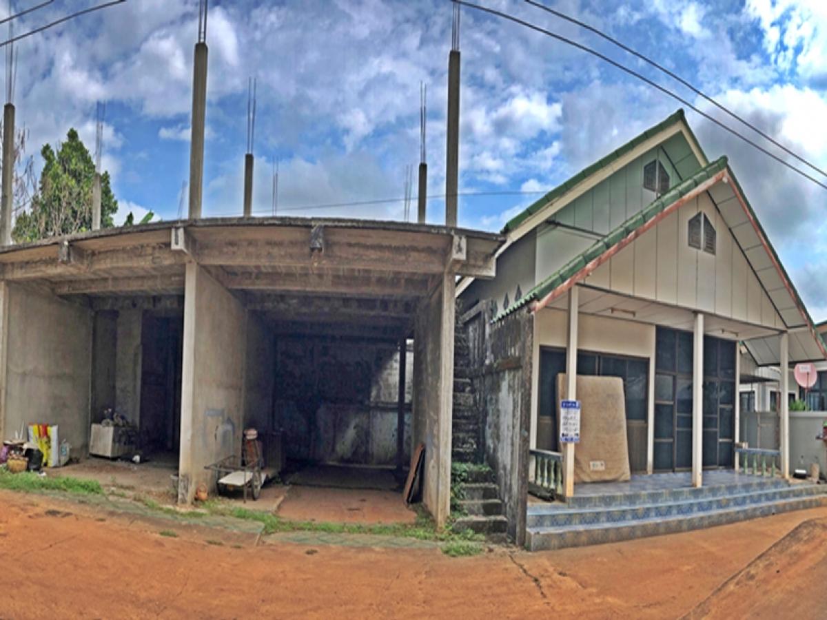 ขายบ้านนครพนม : บ้านพักอาศัยตึกชั้นเดียว ห่างจากถนนสายดอนเชียงบาน-นาหว้า (ทล.2346) ประมาณ 19 เมตร