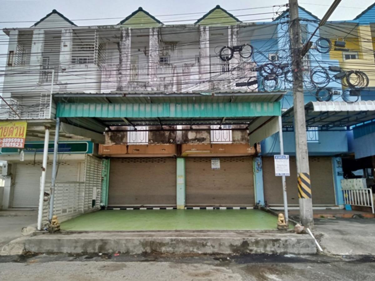 ขายอาคารพาณิชย์พัทยา บางแสน ชลบุรี สัตหีบ : อาคารพาณิชย์ 3 ชั้น 2 คูหา อยู่ติดถนนแสนสุข (ทล.3144)