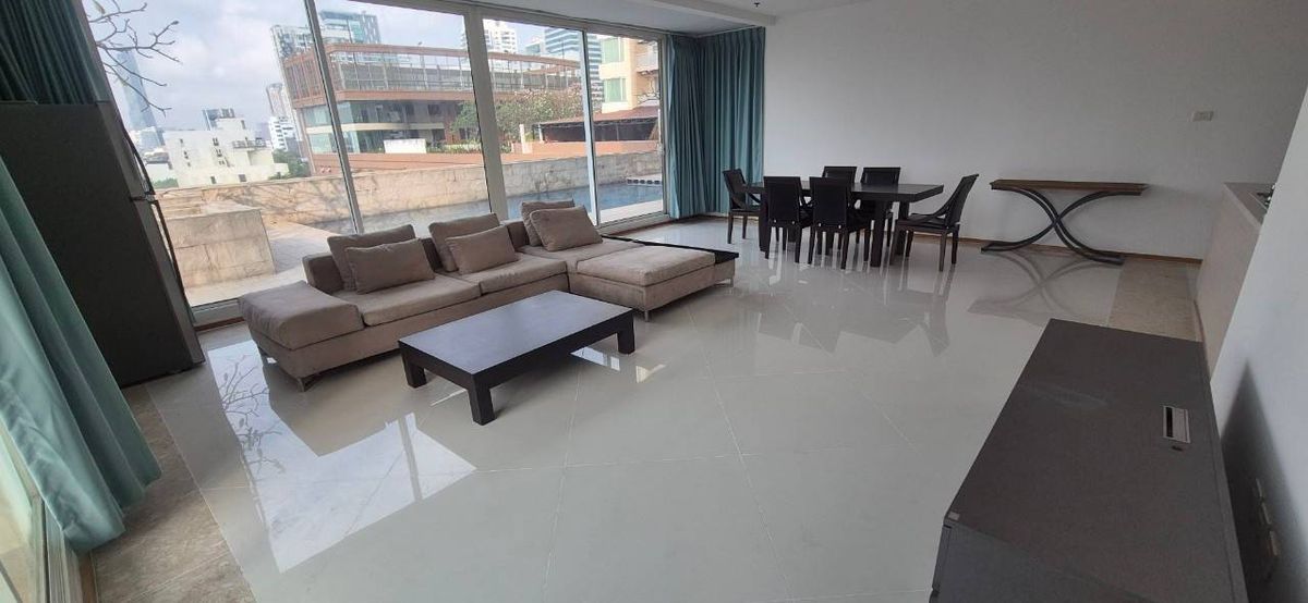 For RentCondoSathorn, Narathiwat : The Empire Place - Private Swimming Pool, Large Terrace, Ready to Move in, Close to BTS Chong Nonsi