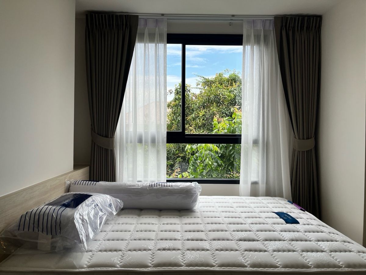 CondoKasetsart, Ratchayothin : 🏡 Sell/rent The Muve Ku 🧡 High corner room 🤫 Private, shady garden view 🌳 Accepting the south wind 😎 ready to be at the end of June ✅ #Accepting semester
