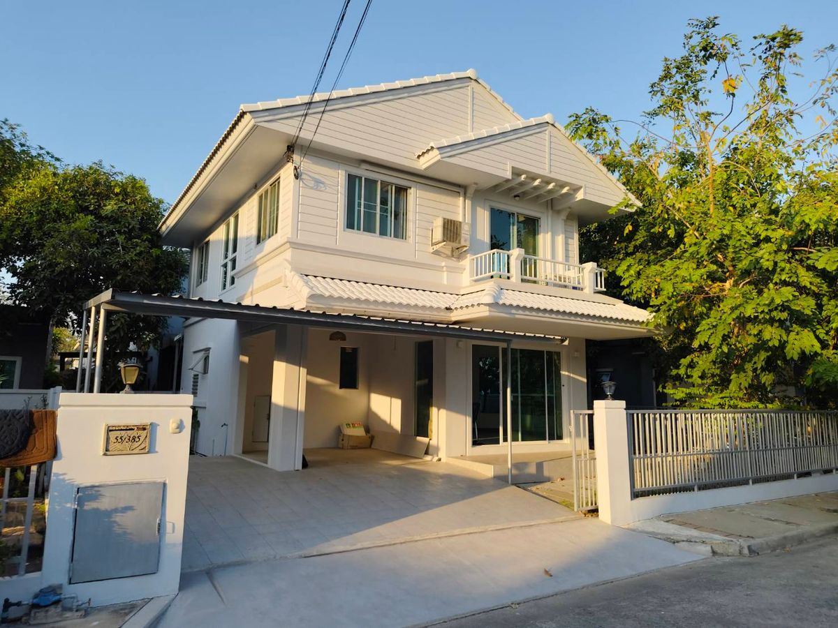 ขายบ้านปทุมธานี รังสิต ธรรมศาสตร์ : KTP-044 ขายบ้านเดี่ยว พฤกษ์ลดา รังสิต คลอง 4 (Prueklada Rangsit Klong 4) / รีโนเวทใหม่ พร้อมเข้าอยู่ ถนนหว้าง / ใกล้วงแหวนกาญจนา