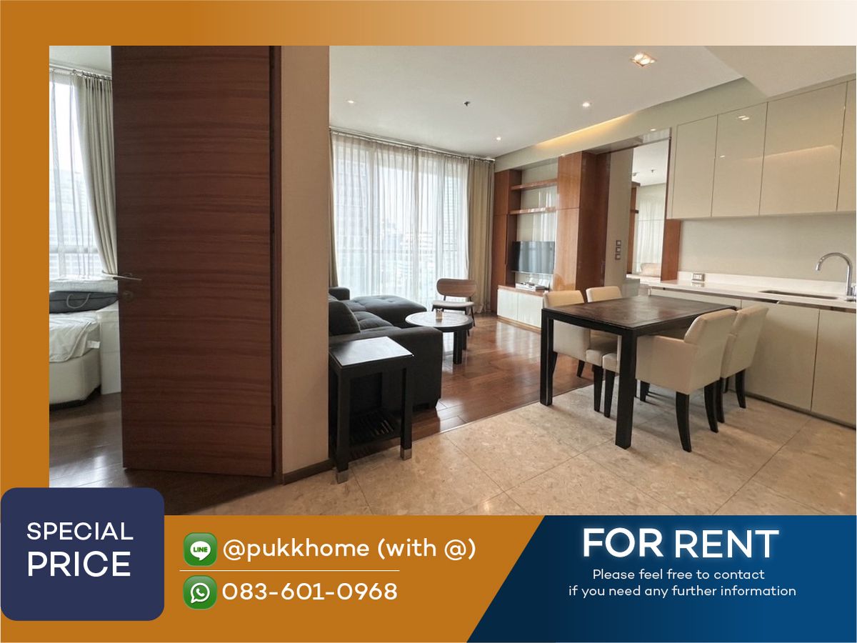 For RentCondoSukhumvit, Asoke, Thonglor : The Address Sukhumvit 28 ✨ 2 Bedroom Best Price ✨ 📞Line: @pukkhome (with @)