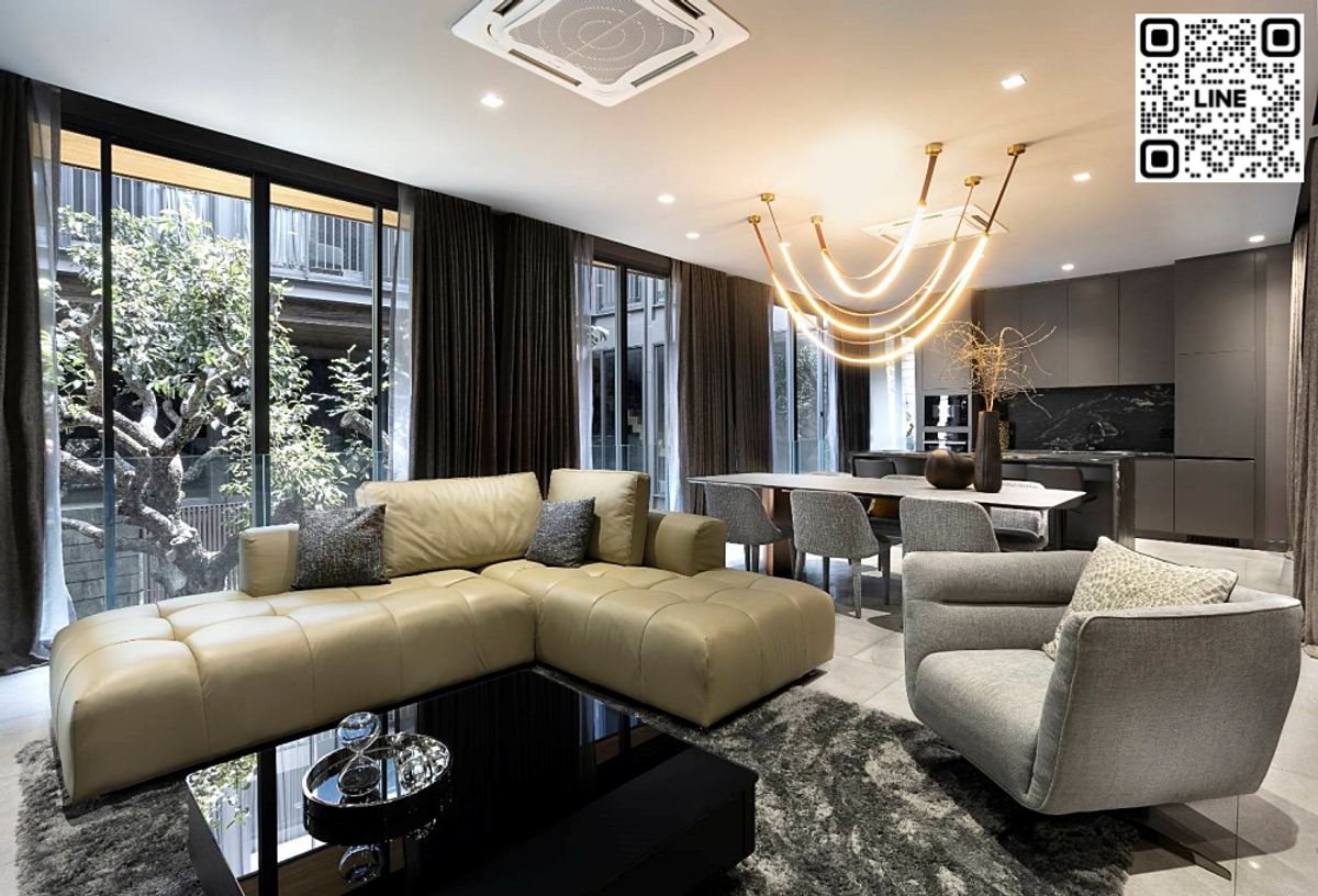 For SaleHouseKasetsart, Ratchayothin : 📲Line ID @556ryccg 🗻New house 720 SqM with Courtyard, Swimming pool and Elevator 4 Bedroom 2 Maid room near BTS Ratchayothin and Tollway