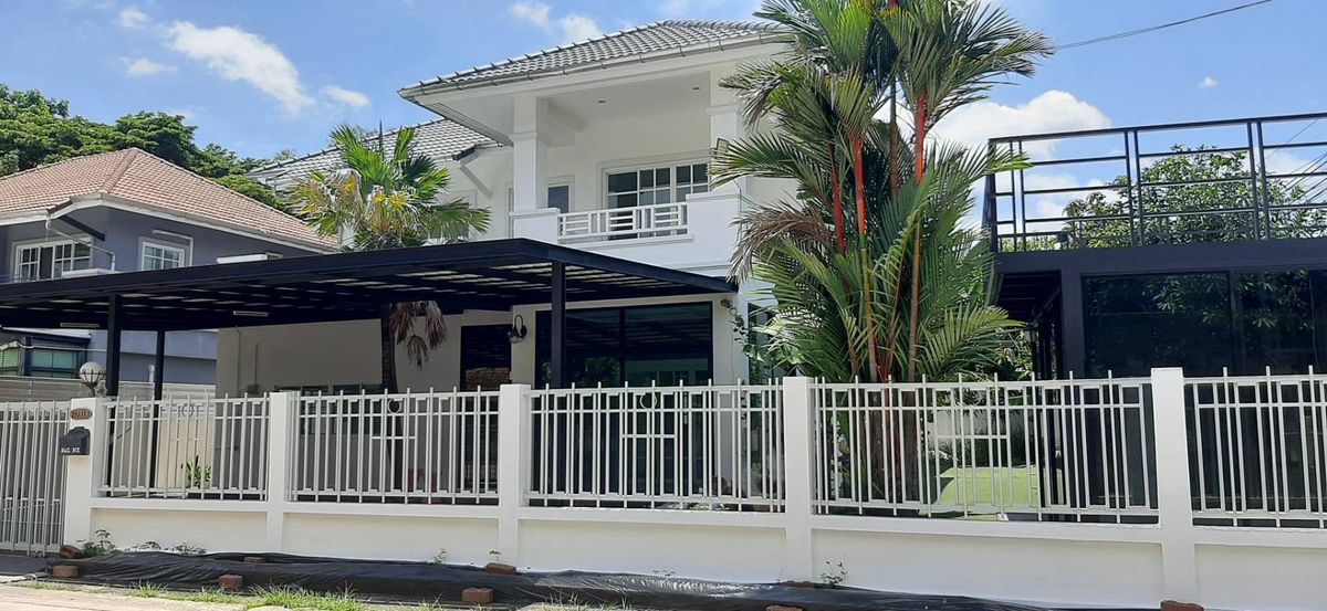 For SaleHouseMin Buri, Romklao : 🆕 Urgent house for sale 8.59 million baht.‼ ️ The owner moved to other provinces. Ready to sell immediately Preecha Romklao Village, opposite Kasem Bundit Romklao University ✨🏠