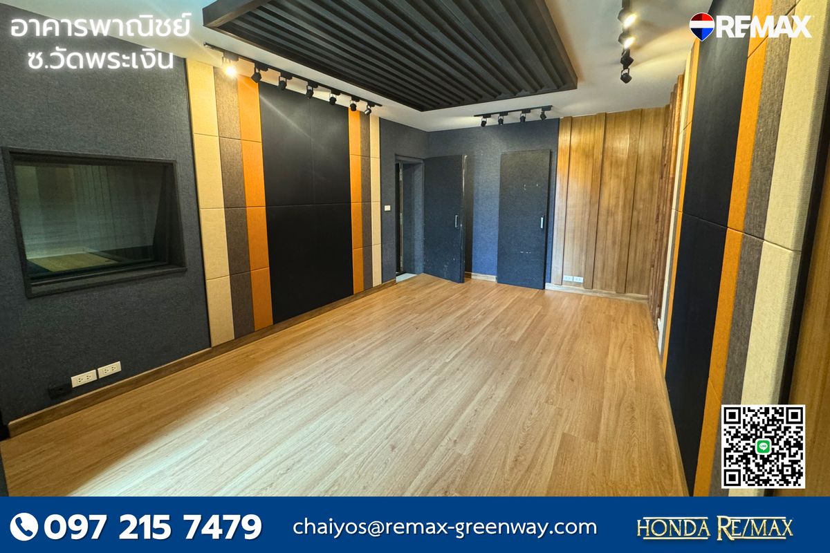 For SaleShop HouseRama5, Ratchapruek, Bangkruai : Commercial building for sale, 10 meters wide, next to the main road, Soi Wat Phra Ngern, trade location Topaz Terrace Project 29