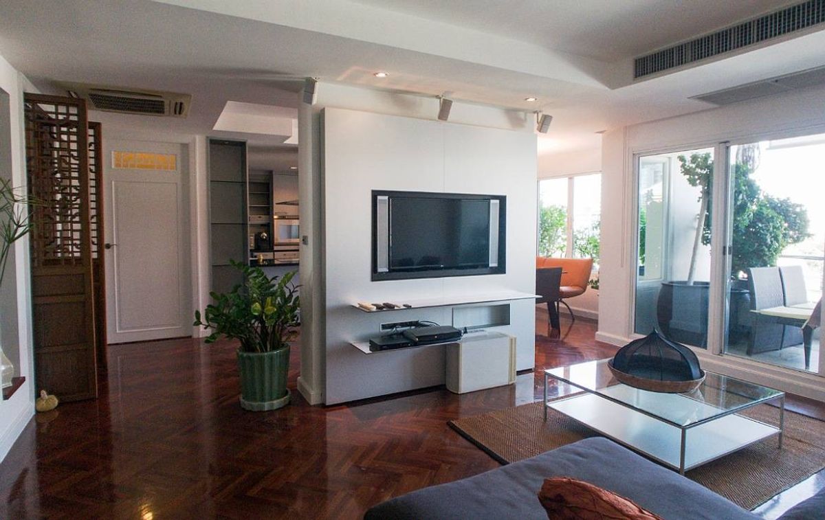 For SaleCondoSathorn, Narathiwat : For Sale with tenant: DUPLEX condo at Supreme Elegance, 2 BR/3 B, 220 sqm., classic and unique interior, Sathorn area