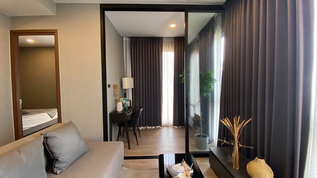 ขายคอนโดรัชดา ห้วยขวาง : เดอะ ทีค รัชดา 19 / 1 ห้องนอน พลัส (ขาย), The Teak Ratchada 19 / 1 Bedroom Plus (FOR SALE) QC156