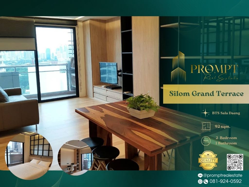 ให้เช่าคอนโดสีลม ศาลาแดง บางรัก : ST13399 - Silom Grand Terrace :  สีลม แกรนด์ เทอเรส