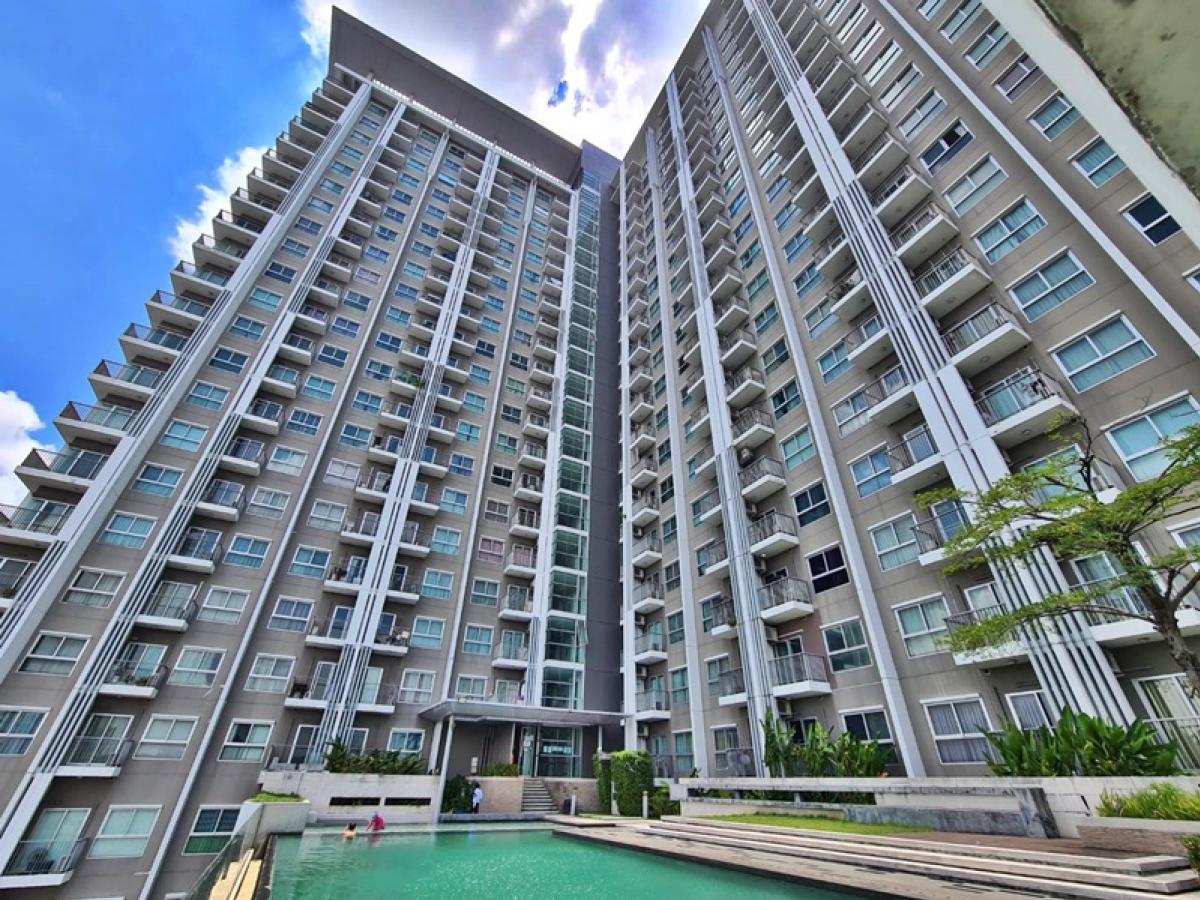 ขายคอนโดแจ้งวัฒนะ เมืองทอง : ห้องชุด ห่างจากสถานีไฟฟ้าสายสีม่วงประมาณ 400 เมตร เดอะ พาร์คแลนด์ งามวงศ์วาน