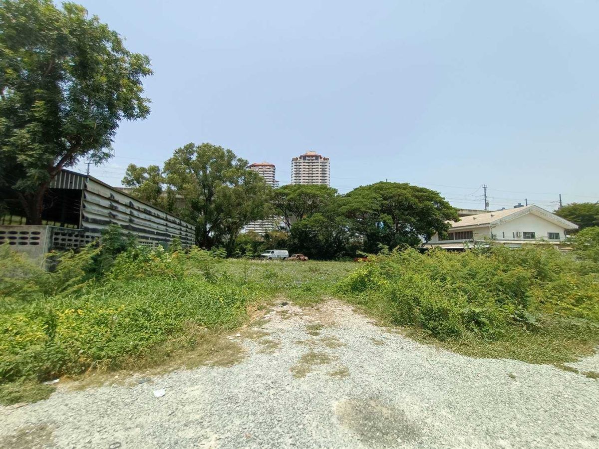 ขายที่ดินพัฒนาการ ศรีนครินทร์ : ขายด่วนที่ดินแปลงใหญ่ เลียบมอเตอร์เวย์ พัฒนาการ53 (N.633)