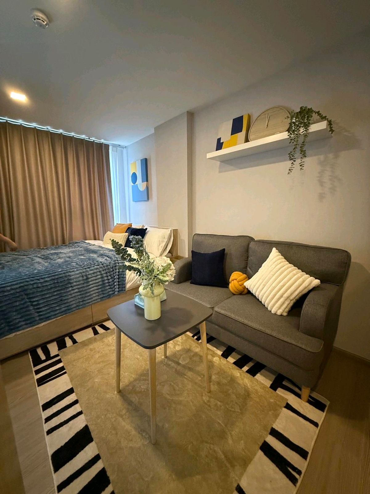 ให้เช่าคอนโดสะพานควาย จตุจักร : 🔥For rent🔥 15,000/ด. ใกล้ BTS สะพานควาย 500เมตร ทิศใต้ วิวสวนโครงการ ตกแต่งครบ T.082-4453642 แพท Line : patt1545
