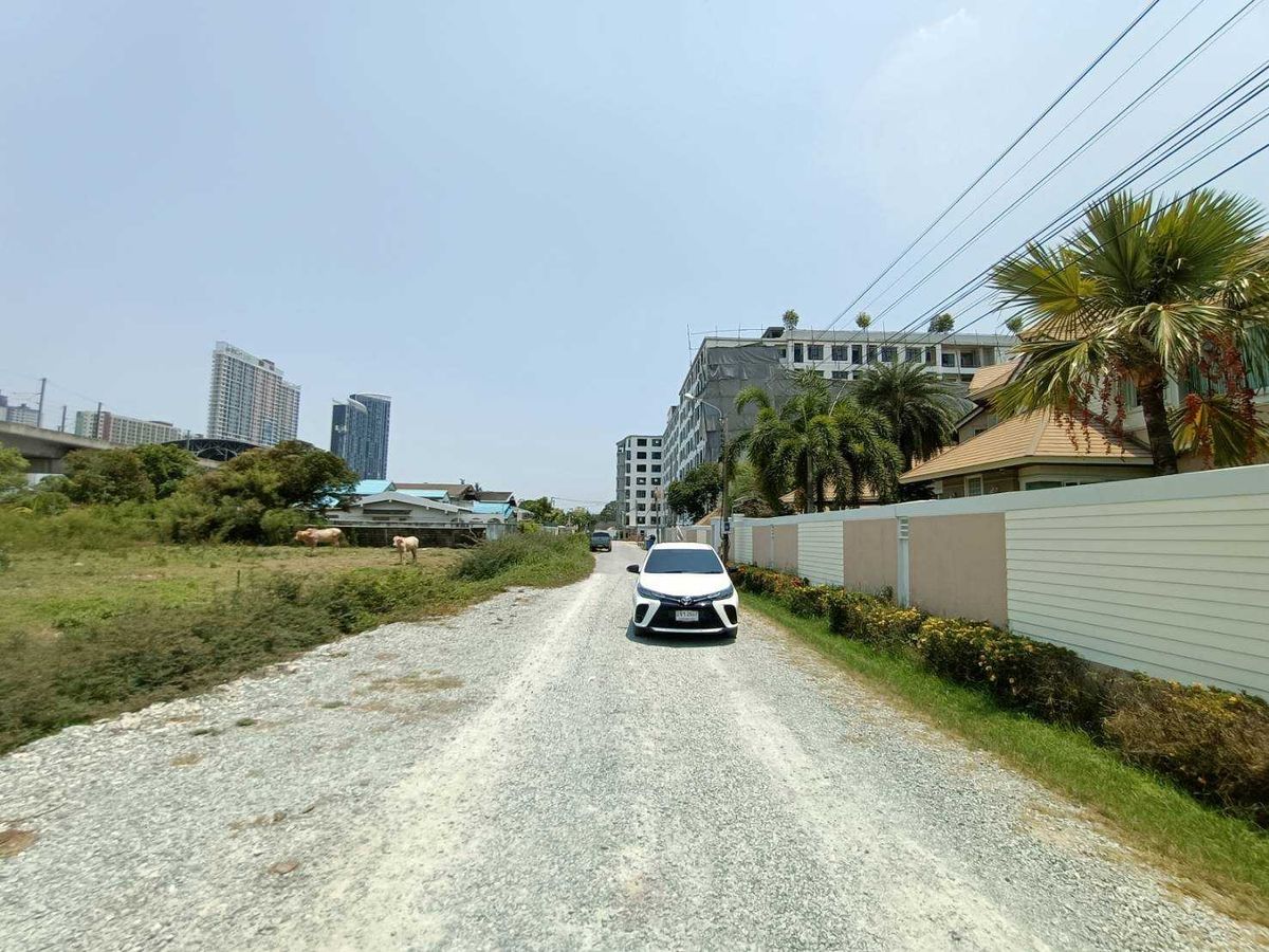 ขายที่ดินพัฒนาการ ศรีนครินทร์ : ขายด่วนที่ดินแปลงใหญ่ เลียบมอเตอร์เวย์ พัฒนาการ53 (N.633)