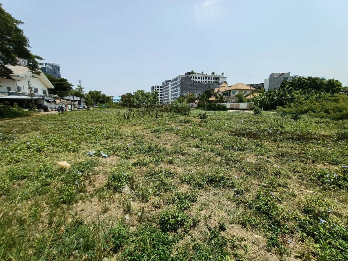 ขายที่ดินพัฒนาการ ศรีนครินทร์ : ขายด่วนที่ดินแปลงใหญ่ เลียบมอเตอร์เวย์ พัฒนาการ53 (N.633)