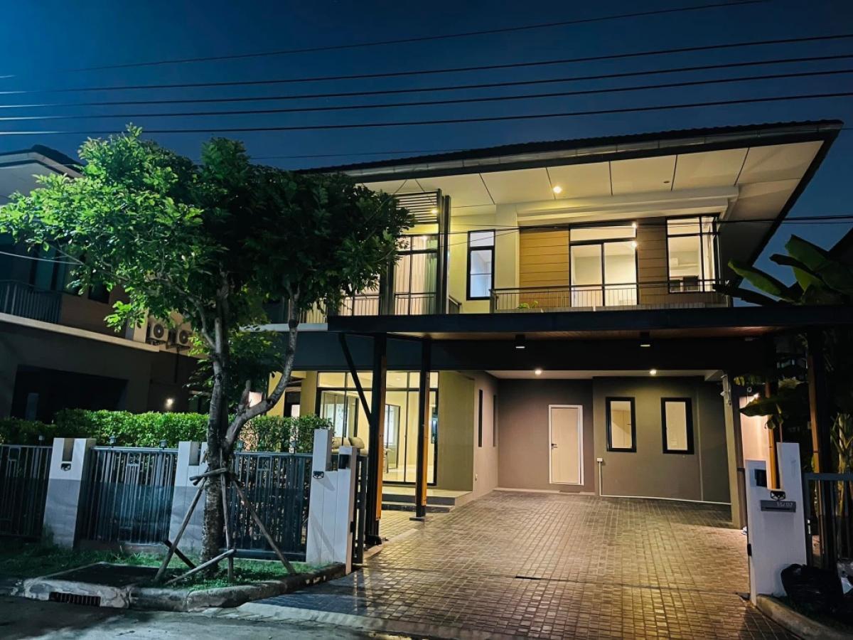 ให้เช่าบ้านสมุทรปราการ สำโรง : ให้เช่าบ้านเดี่ยว 2 ชั้น Atol java Bay กิ่งแก้ว19 (4นอน 3น้ำ) ✅55,000/เดือน✅