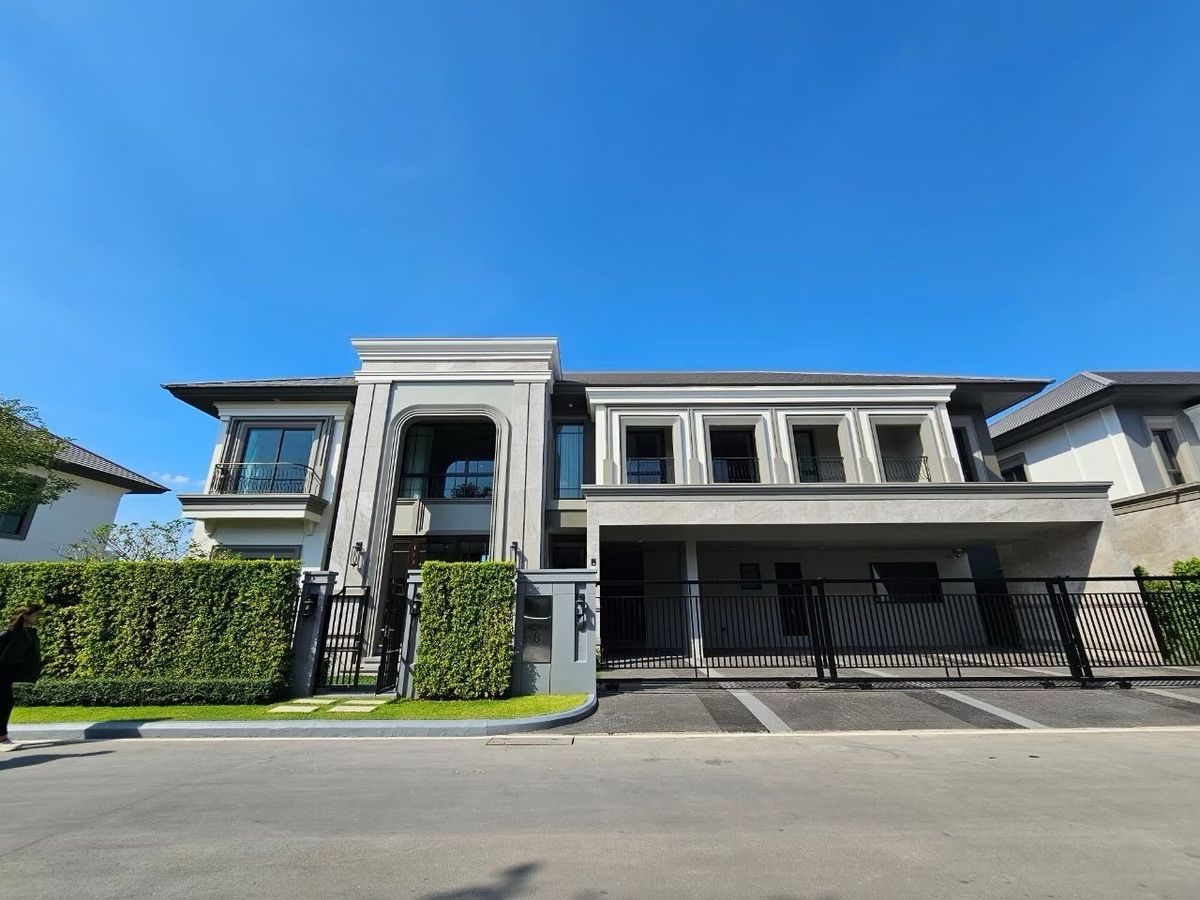 ให้เช่าบ้านลาดกระบัง สุวรรณภูมิ : ให่เช่า Luxuty House หรู Grand Bangkok Boulevard Krungthep Kreetha ขนาด 6 นอน 