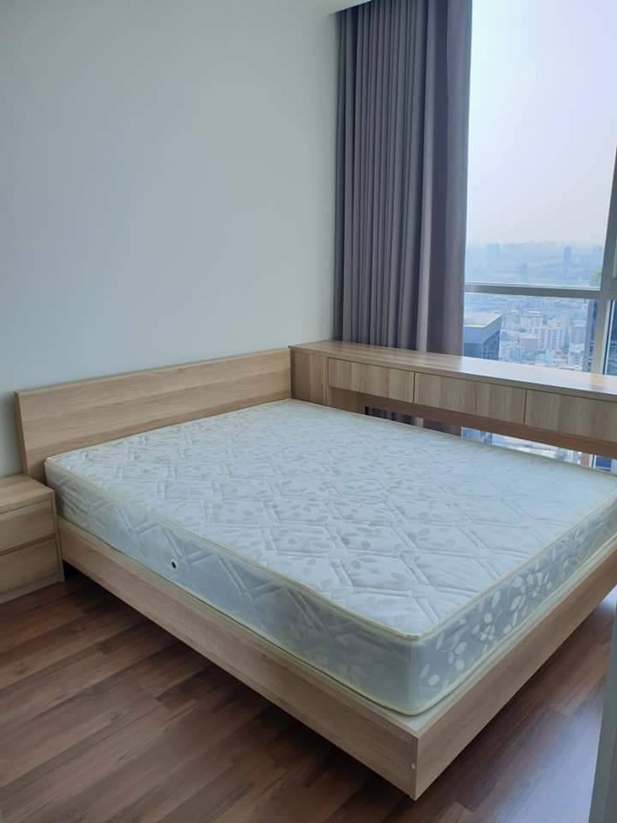 For RentCondoRatchadapisek, Huaikwang, Suttisan : 🚩FOR RENT & GT; & GT; Noble Revolve Ratchada 2 🎉🔥 2 bedrooms, 27th floor, furniture and electrical appliances, convenient transportation, MRT Cultural Center #LV-MO1990