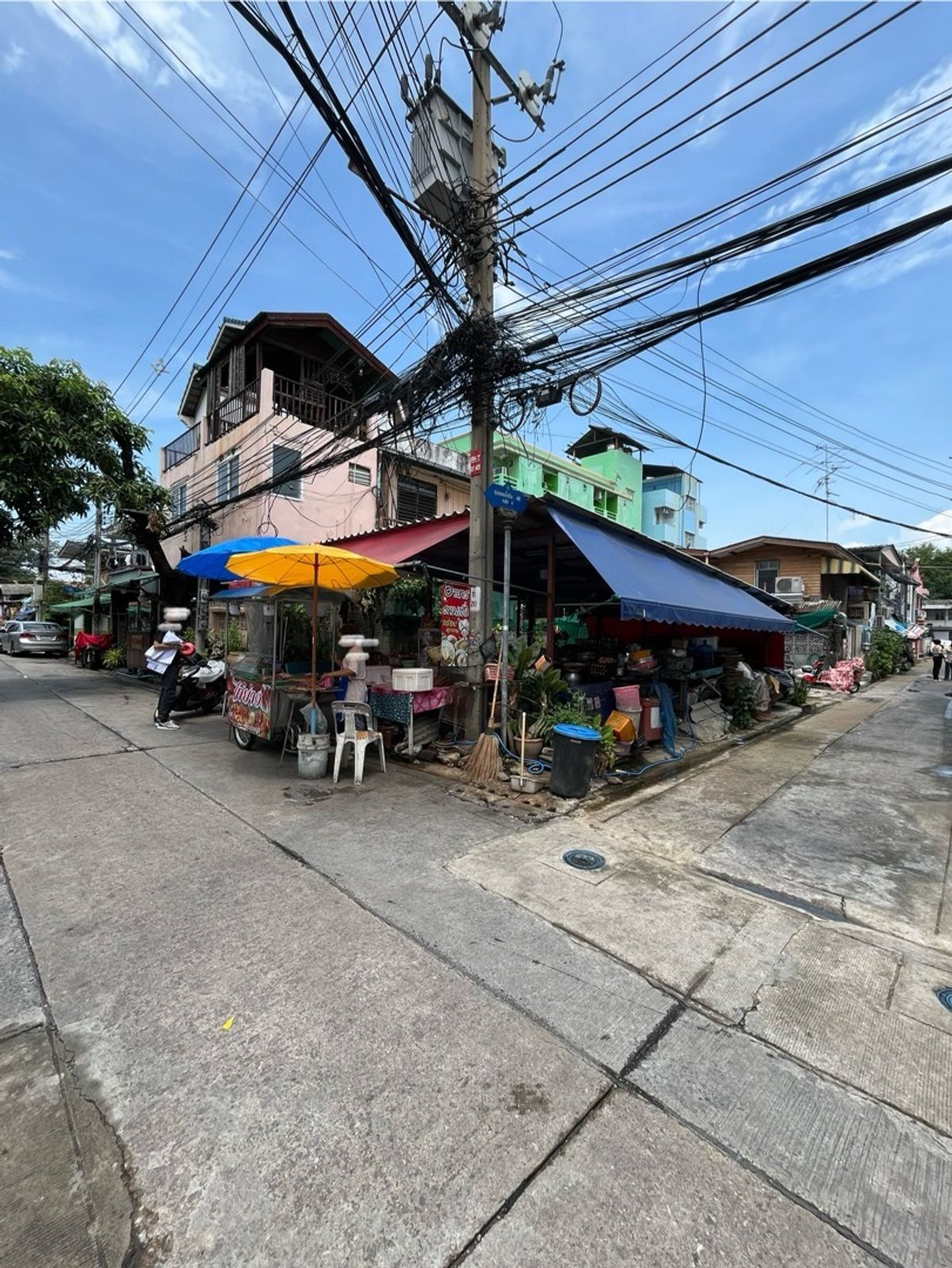 For SaleLandKasetsart, Ratchayothin : Land for sale in the corner of Soi Phahonyothin 46, near the train only 400 meters !! 🔥