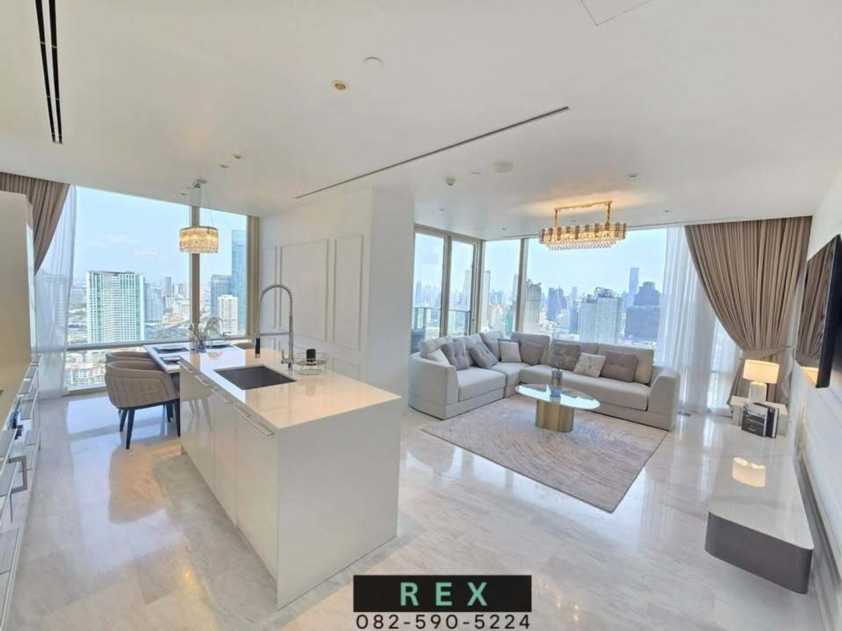 For RentCondoSathorn, Narathiwat : For rent Four Seasons Private Residences  2 bedrooms 117 sq.m.