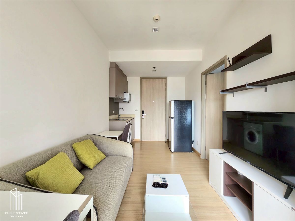 ให้เช่าคอนโดอ่อนนุช อุดมสุข : For RENT *Whizdom Connect ชั้นสูง 30+ ทิศใต้ วิวดี แต่งเรียบร้อย เฟอร์นิเจอร์ครบ @16,000 Baht