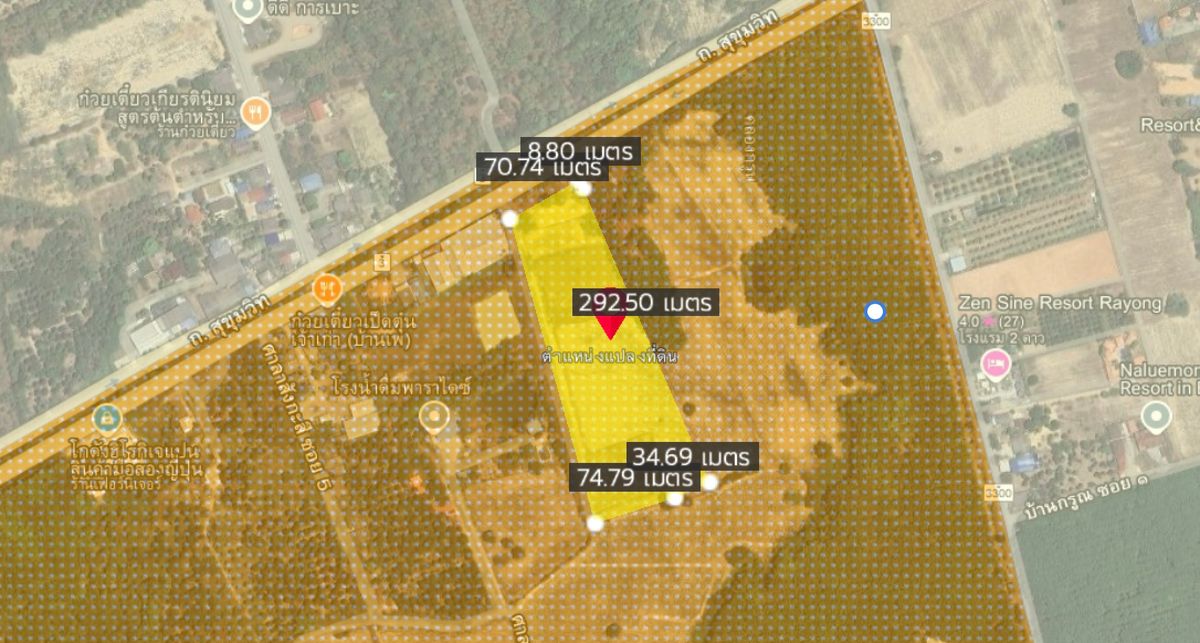 ขายที่ดินระยอง : 🔶 ที่ดินผืนสวย 17 ไร่ ติดถนนใหญ่สุขุมวิท อยู่ในเมือง พร้อมใช้ ✨ (FOR SALE) NUT2084