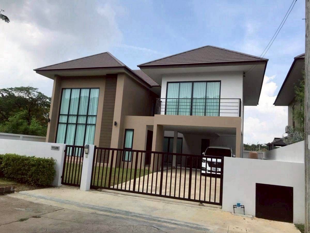 For RentHouseMin Buri, Romklao : Single house for rent, The Grand Baan Ratchaphruek (Suwinthawong) 🛩️🛩️🏠