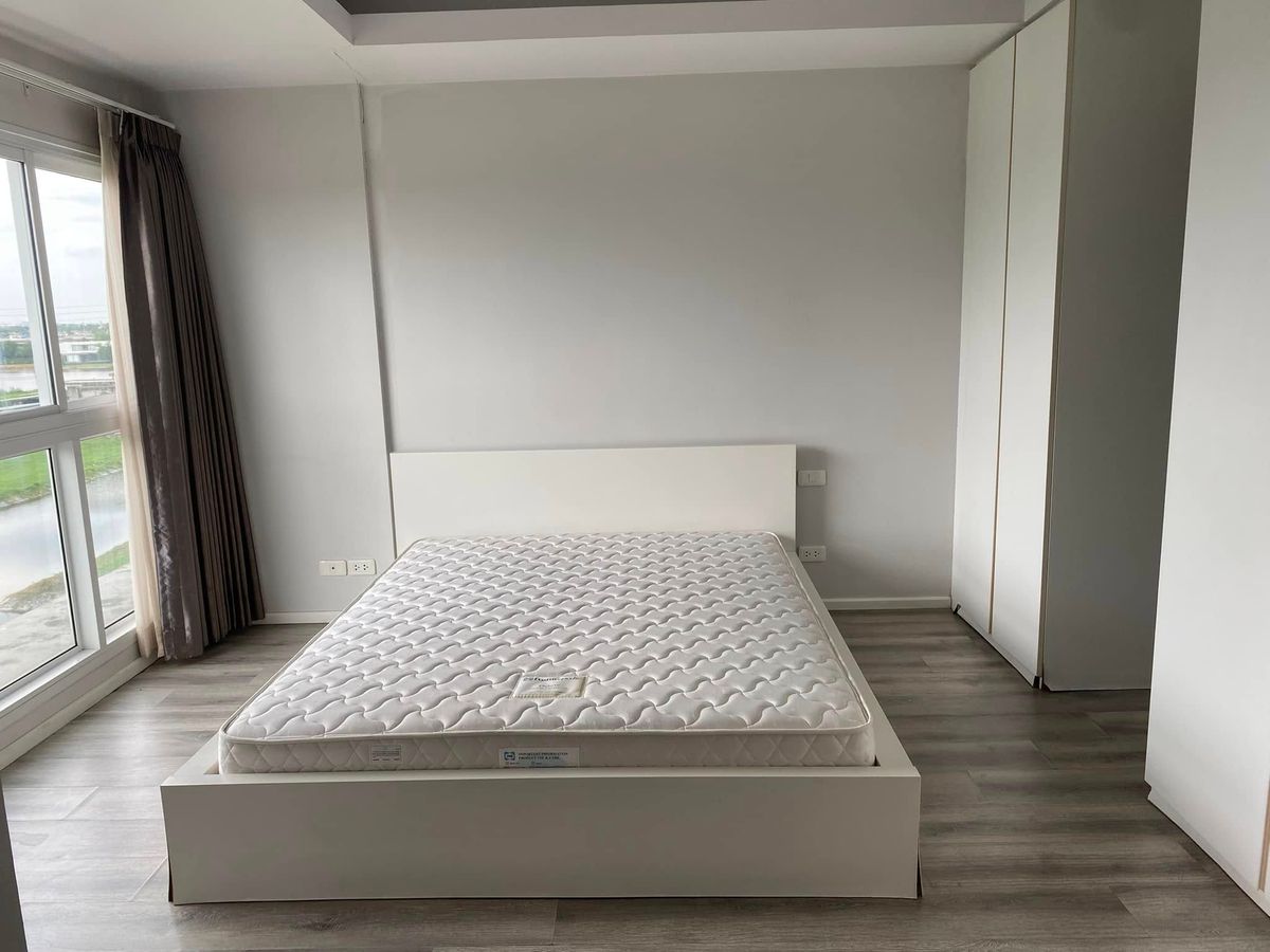 ขายคอนโดแจ้งวัฒนะ เมืองทอง : (รหัสN070) Condo Double Lake เฟส 1 34 ตร.ม ชั้น 7 เมืองทอง 1 ห้องนอน 1 ห้องน้ำ ห้องใหม่ ไม่เคยเข้าอยู่ สะอาด วิวสวย บรรยากาศดี ติดกันนก ห้องฝั่งทิศเหนือ ใกล้ตลาดหาของกินง่าย